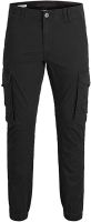 JACK & JONES 542 Black Noos - Spodnie Mężczyźni