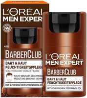 L'Oréal Men Expert Barber Club pielęgnacja brody i skóry dla mężczyzn z eterycznym olejkiem z drewna cedrowego, 50 ml