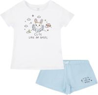 oodji Ultra Damska piżama bawełniana z nadrukiem