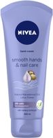 NIVEA Smooth Hands & Nail Care Wygładzający krem do rąk i paznokci z olejkiem makadamia 100 ml