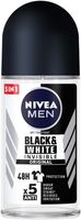 6x NIVEA MEN Black&White 48 H Invisible Original Antyperspirant w kulce dla mężczyzn 50 ml