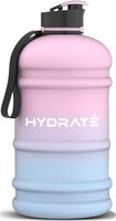 HYDRATE XL Butelka na wodę o pojemności 2,2 l, bez BPA, z zatyczką, szczelna, duża