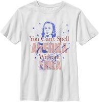 Stranger Things Koszulka dziecięca America Erica Short Sleeve Unisex, biały, M