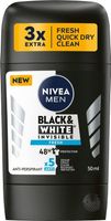 NIVEA MEN Black&White 48 H Antyperspirant w sztyfcie dla mężczyzn 50 ml