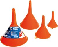 Zestaw lejków Lampa 40834  50-75-100-120 mm - 4 sztuki