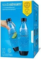 SodaStream 1 Litrowe Butelki Fuse, Czarne Dwupak