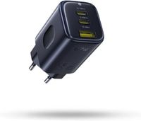 Baseus Picogo Ładowarka USB C 67 W, Mini 3 Porty USB C, Ładowarka PD Z PPS, Szybka Ładowarka GaN, Kompatybilna Z iPhone 17/16/15/14 Air Pro Max, MacBook Pro/Air, IPad, Laptop, Galaxy S25