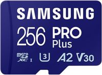 Samsung PRO Plus karta microSD + adapter SD, 256 GB