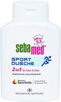 Sportowy żel pod prysznic 2 w 1 Sebamed
