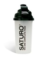 Shaker z sitkiem Saturo, 700ml - przezroczysty