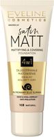 Eveline Cosmetics Satin Matt Matująco-kryjący podkład do twarzy, 30 ml, nr 103 Natural