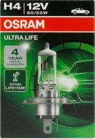 OSRAM ULTRA LIFE, H4 Halogenowe źródła światła, 64193ULT, 12,0 V