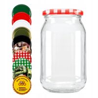 60x SŁOIK SZKLANY 900ml SŁOIKI NA PRZETWORY MIÓD