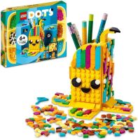 LEGO® DOTS Uroczy banan - pojemnik na długopisy z uchwytem, 438 elementów, 41948
