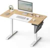 SONGMICS Biurko z elektryczną regulacją wysokości, 60 x 120 x (72-120) cm