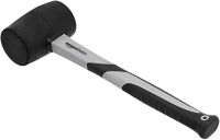 AmazonBasics - młotek gumowy z trzonkiem z włókna szklanego i teksturowanym, wyściełanym uchwytem, 450 g