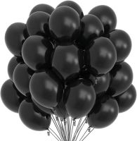 100 czarnych balonów urodzinowych
