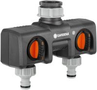 Gardena rozdzielacz podwójny: możliwość podłączenia 2 urządzeń do jednego kranu