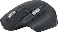 Logitech MX Master 3S - ergonomiczna mysz bezprzewodowa z szybkim przewijaniem, 8K DPI, działa nawet na szkle, ciche klikanie, USB-C, Bluetooth, Windows, Linux, Chrome - Ciemno szary
