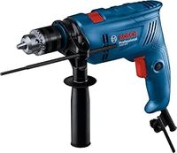 Bosch Professional: sieciowa wiertarka udarowa GSB 600 (silnik 600 W, wiercenie otworów o średnicy 13 mm w betonie, szczotka węglowa)