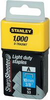 Zszywki STANLEY typ A 10 mm - 1000 sztuk (1-TRA206T)