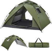 Namiot kempingowy, automatyczny, 4-osobowy, wodoszczelny, 230 x 230 x 150 cm