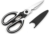 Wytrzymałe nożyczki kuchenne, ostre, ze stali nierdzewnej