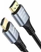 Kabel HDMI 2.1 1m, pleciony przewód