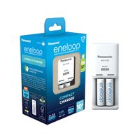 Kompaktowa ładowarka eneloop  + dwa akumulatory