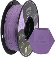 Eryone Filament PLA do drukarki 3D, 1 kg, 1 szpula, 1,75 mm +/-0,03 mm, czarny matowy