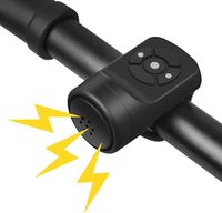 Flintronic Elektryczny dzwonek rowerowy 120 dB, wodoodporny IPX4