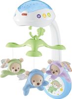 Fisher-Price Karuzela z misiami 3 w 1 z dźwiękami i pokazem światełek, dla dzieci od narodzin​, CDN41