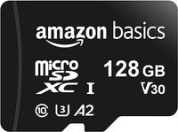 Karta pamięci 128 GB microSDXC z adapterem, A2, U3, Amazon Basics