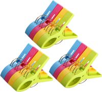 Duże klamerki do ręczników kąpielowych 12 sztuk