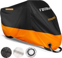 Favoto [Ulepszona wersja] Wodoodporny pokrowiec na motocykl
