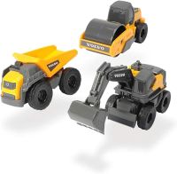 Dickie Toys VOLVO Trójpak pojazdów budowlanych