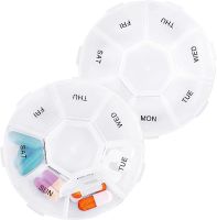 Organizer na tabletki tygodniowy WLLHYF - 2 sztuki