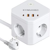 Listwa zasilająca 8 w 1 z 4 gniazdami USB 1,8M