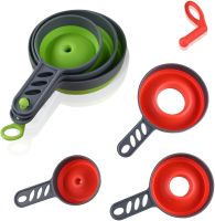 Składany lejek do kuchni, 6 sztuk