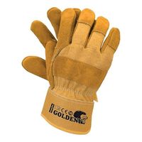 Rękawice ochronne Reis Goldeny  żółto-żółte 10 rozmiar - 12 sztuk