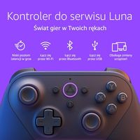 Bezprzewodowy kontroler do serwisu Amazon Luna