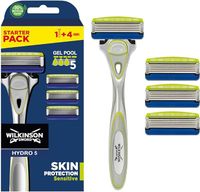 Wilkinson Sword Hydro 5 Maszynka do Golenia i Wkłady, 1+4 sztuki