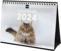 Finocam - Kalendarz na 2024 rok Obrazy Biurkowy styczeń 2024