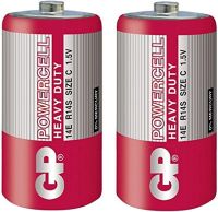 2 baterie GP Powercell Heavy Duty - 14E, R14S, SIZE C - 1.5V