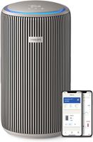 Philips Inteligentny Oczyszczacz Powietrza PureProtect z serii 3200, filtr HEPA i filtr z węglem aktywnym, CADR 500 m³/h dla pomieszczeń o powierzchni 130 m², ultracichy i energooszczędny(AC3210/12)