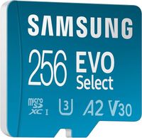 Karta pamięci Samsung EVO Select microSD + adapter SD 256 GB