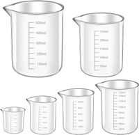 Zestaw 6 kubków miarowych Measuring Cups