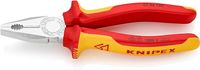 Knipex Szczypce uniwersalne chromowane, z wielokomponentowymi nasadkami