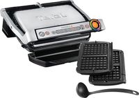 Tefal GC716D OptiGrill+ Grill Elektryczny, Tworzywo Sztuczne, 2000 W, Czarny/Srebrny