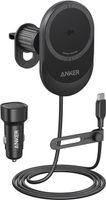 Anker MagGo 15W MagSafe Uchwyt Samochodowy z Funkcją Ładowania, Regulacją 360°